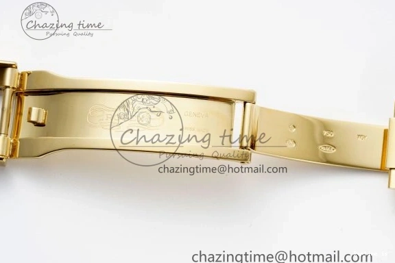 1222 OnTrend Daytona 116518 BTF 1:1 Best Edition YG Black Dial on Oysterflex Rubber Strap SA4130 V 2260